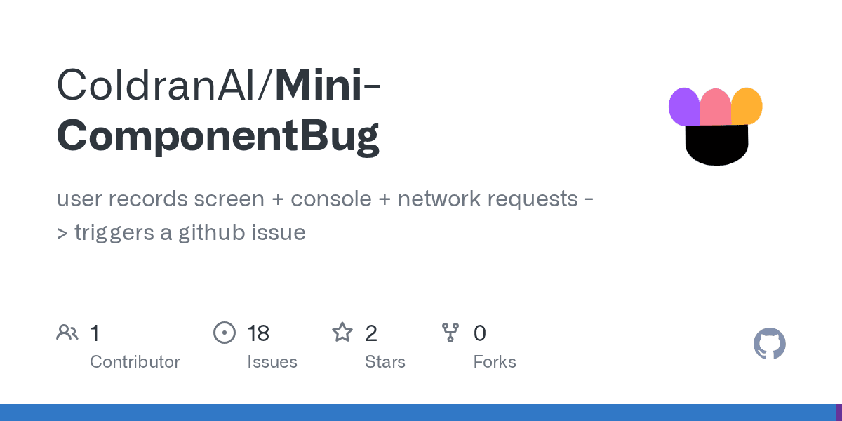 Mini ComponentBug